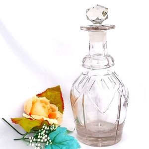 Vtg Crystal Decanter